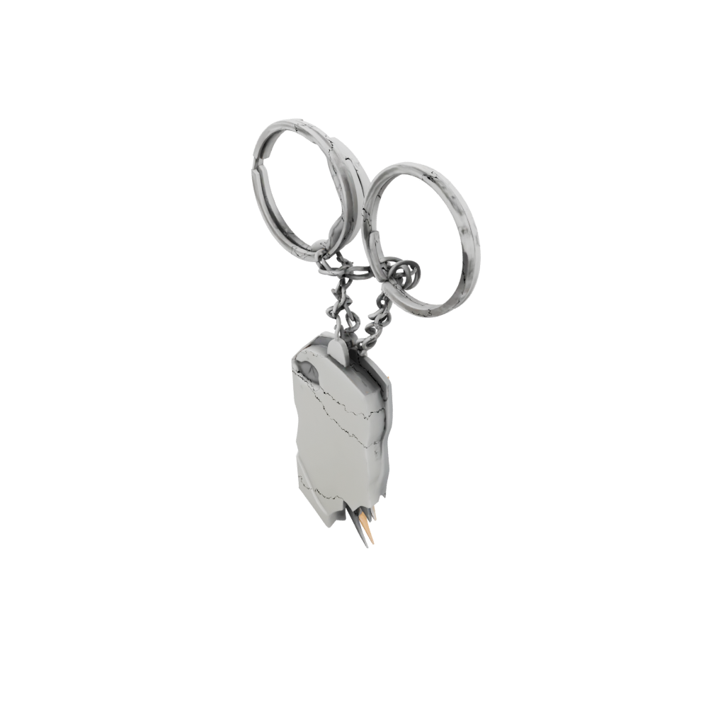 Jumbo Layered Lightning Bolt Charm