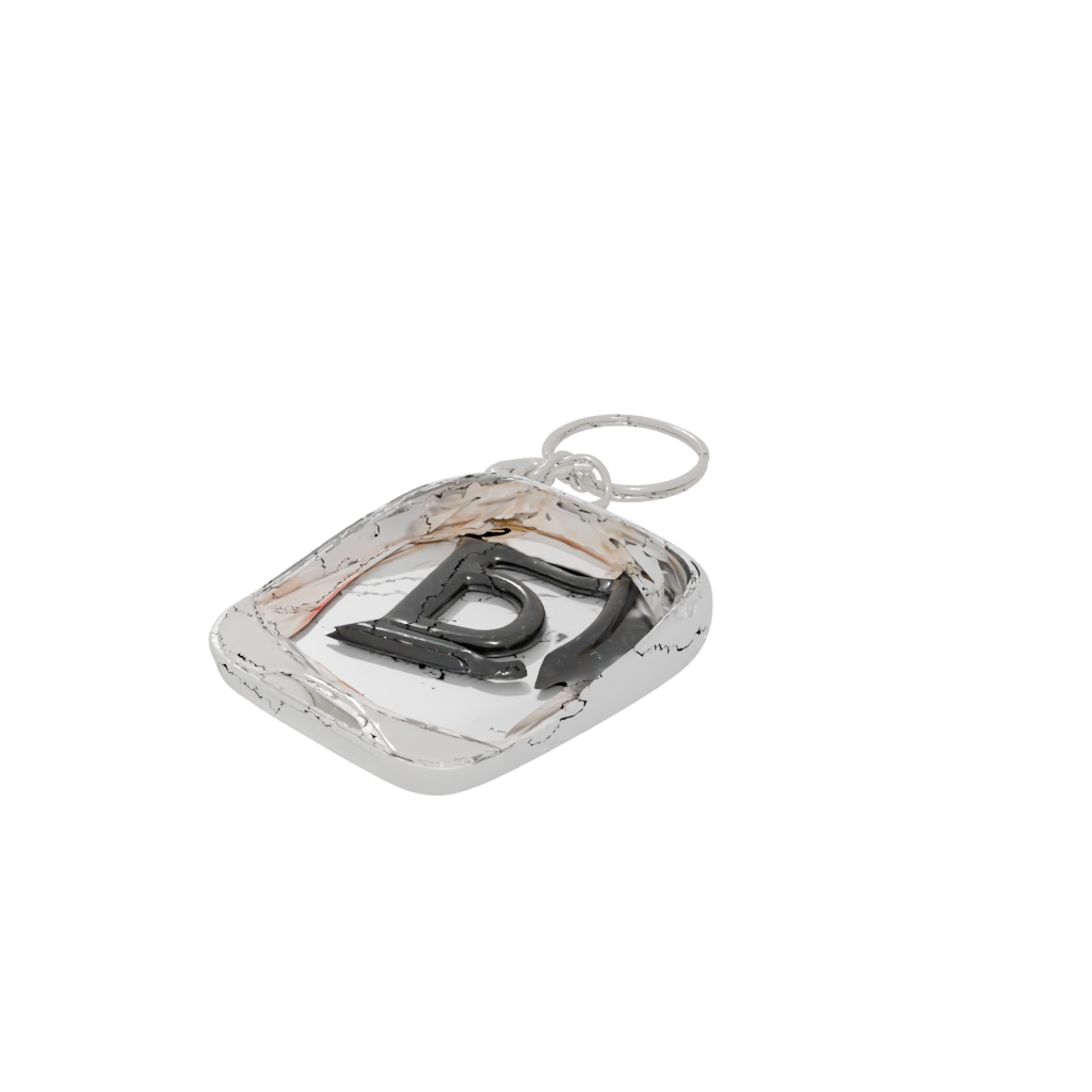 Jumbo Layered Monogram Initial D