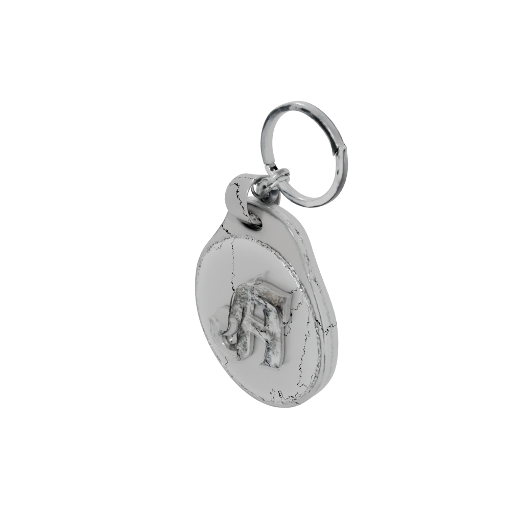 Jumbo Layered Monogram Initial F