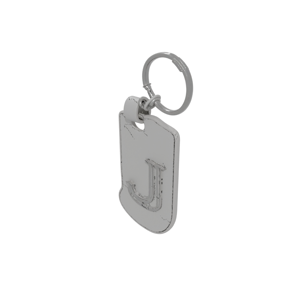 Jumbo Layered Monogram Initial J