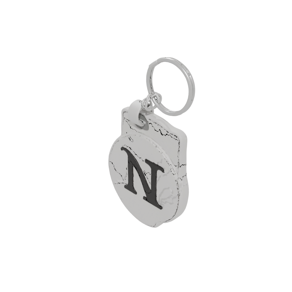 Jumbo Layered Monogram Initial N
