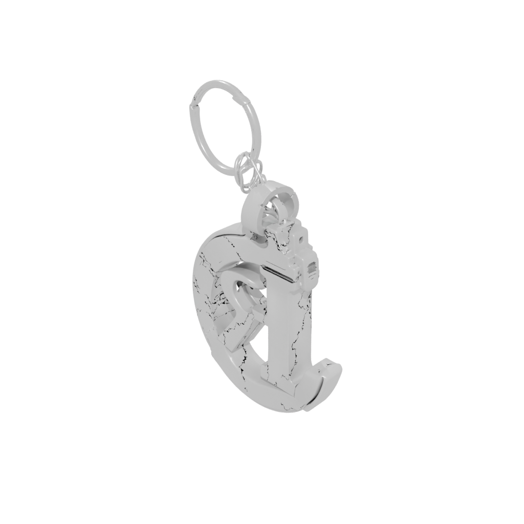 Jumbo Layered Monogram Initial R