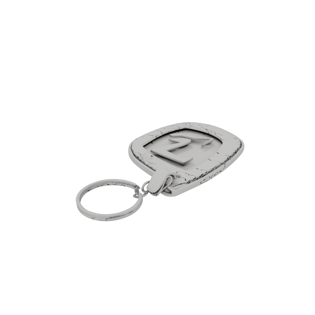 Jumbo Layered Monogram Initial Z