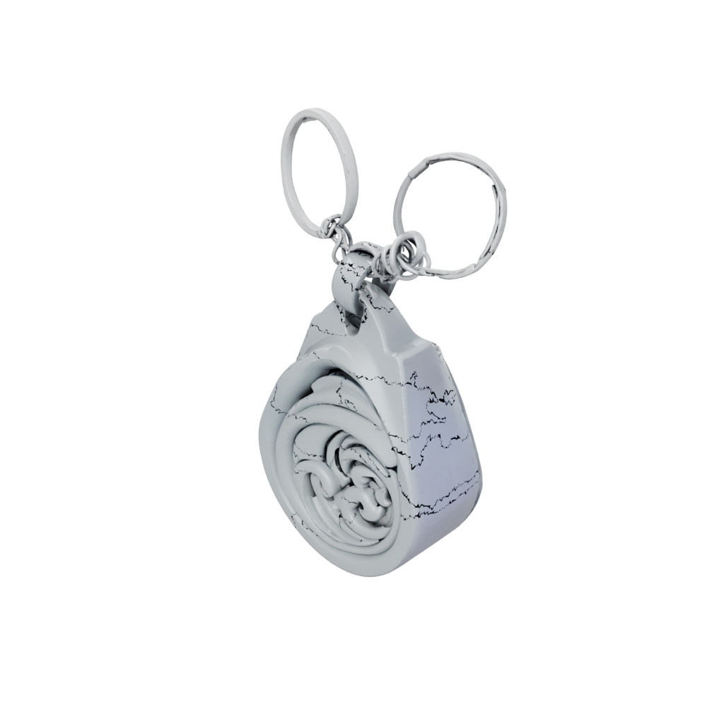 Jumbo Layered Wave Charm