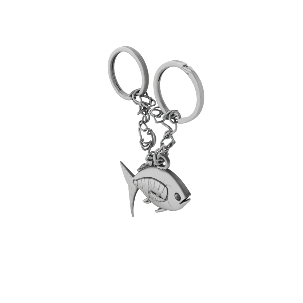 Jumbo Outline Fish Charm