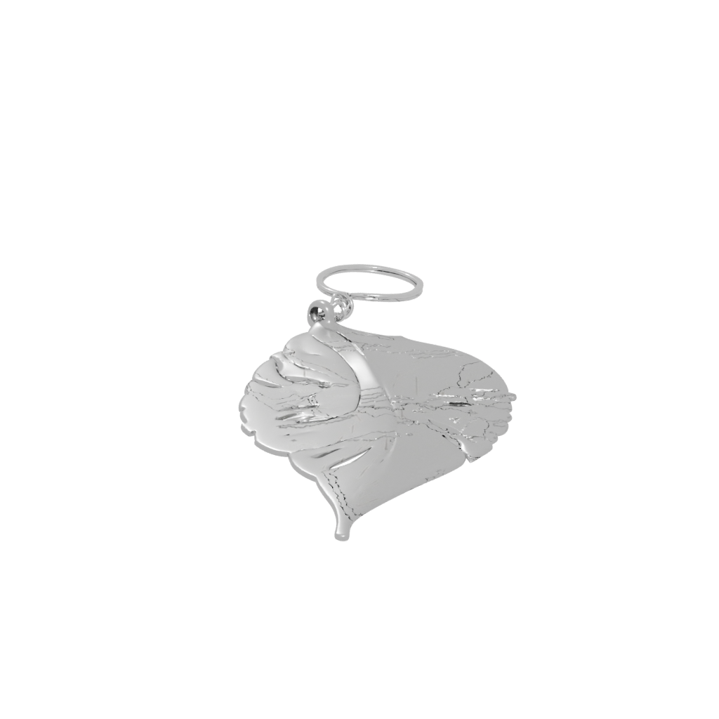 Jumbo Outline Leaf Charm
