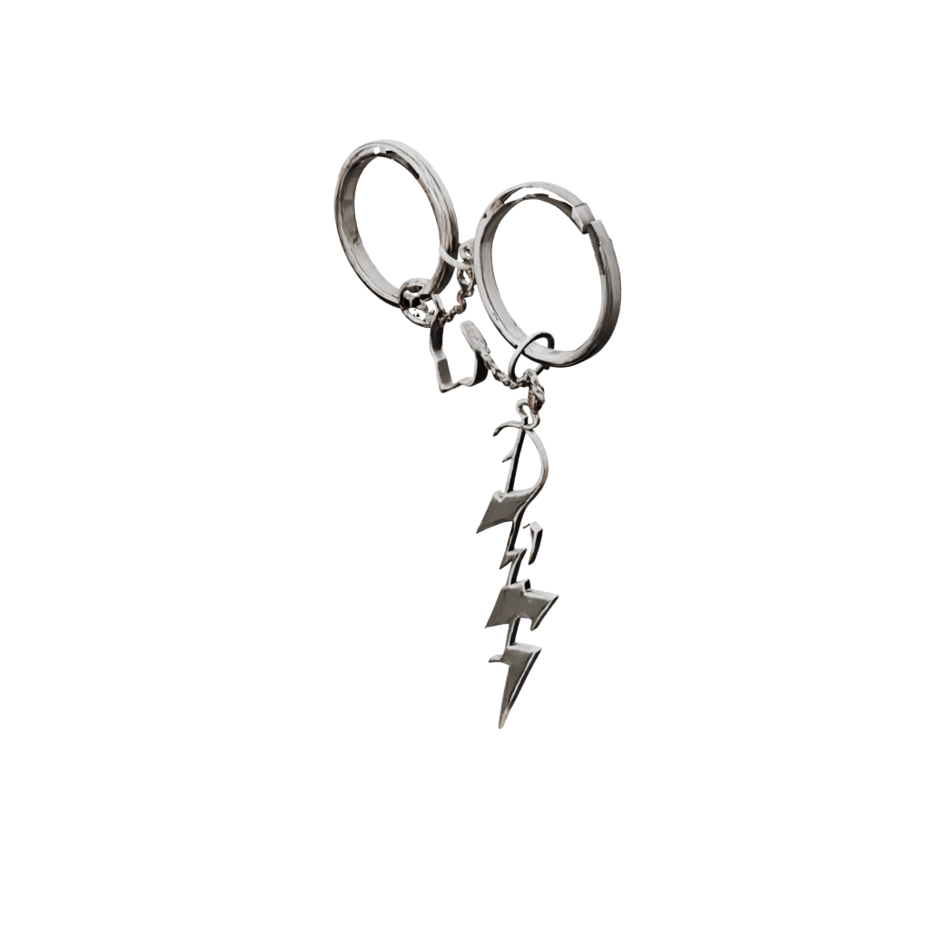 Jumbo Outline Lightning Bolt Charm
