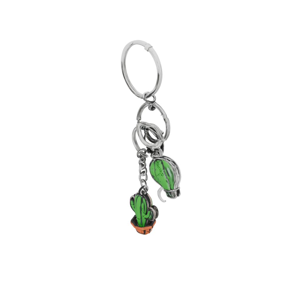 Jumbo Outline Mini Cactus Charm