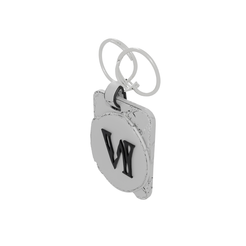 Jumbo Outline Monogram Initial W