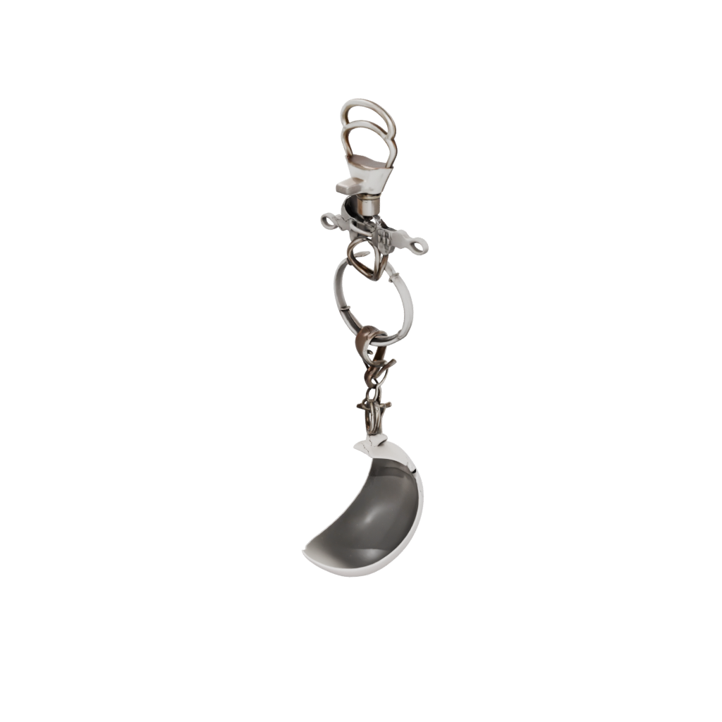 Jumbo Outline Moon Crescent Charm