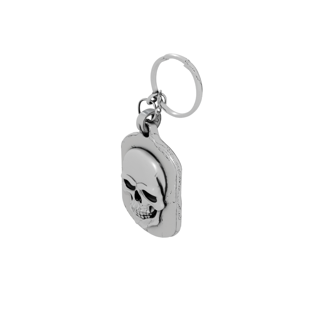 Jumbo Outline Skull Charm