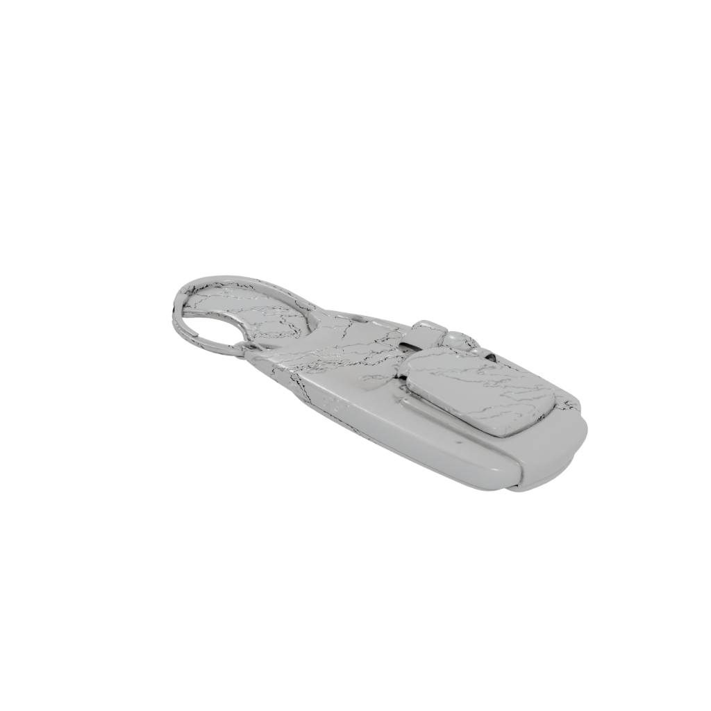 Jumbo Outline Whistle Keyfob