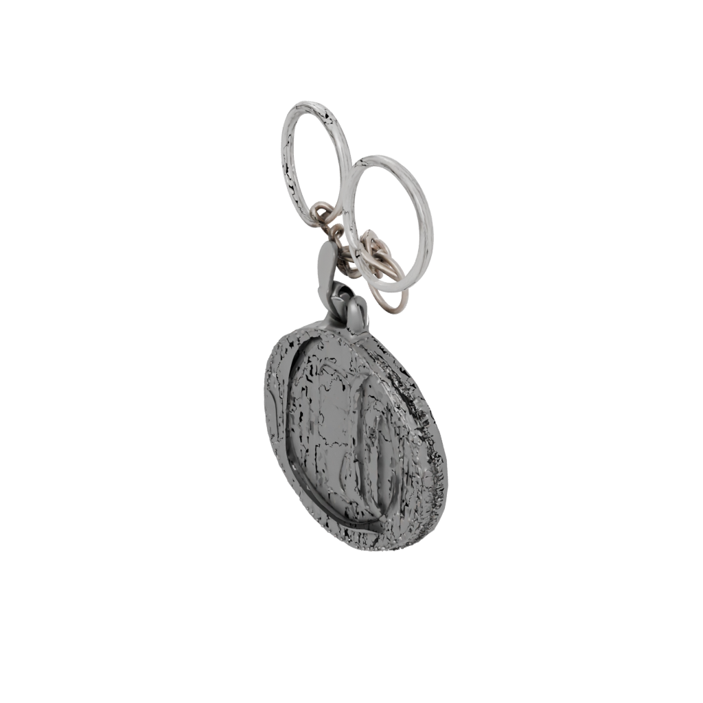 Layered Cat Silhouette Charm