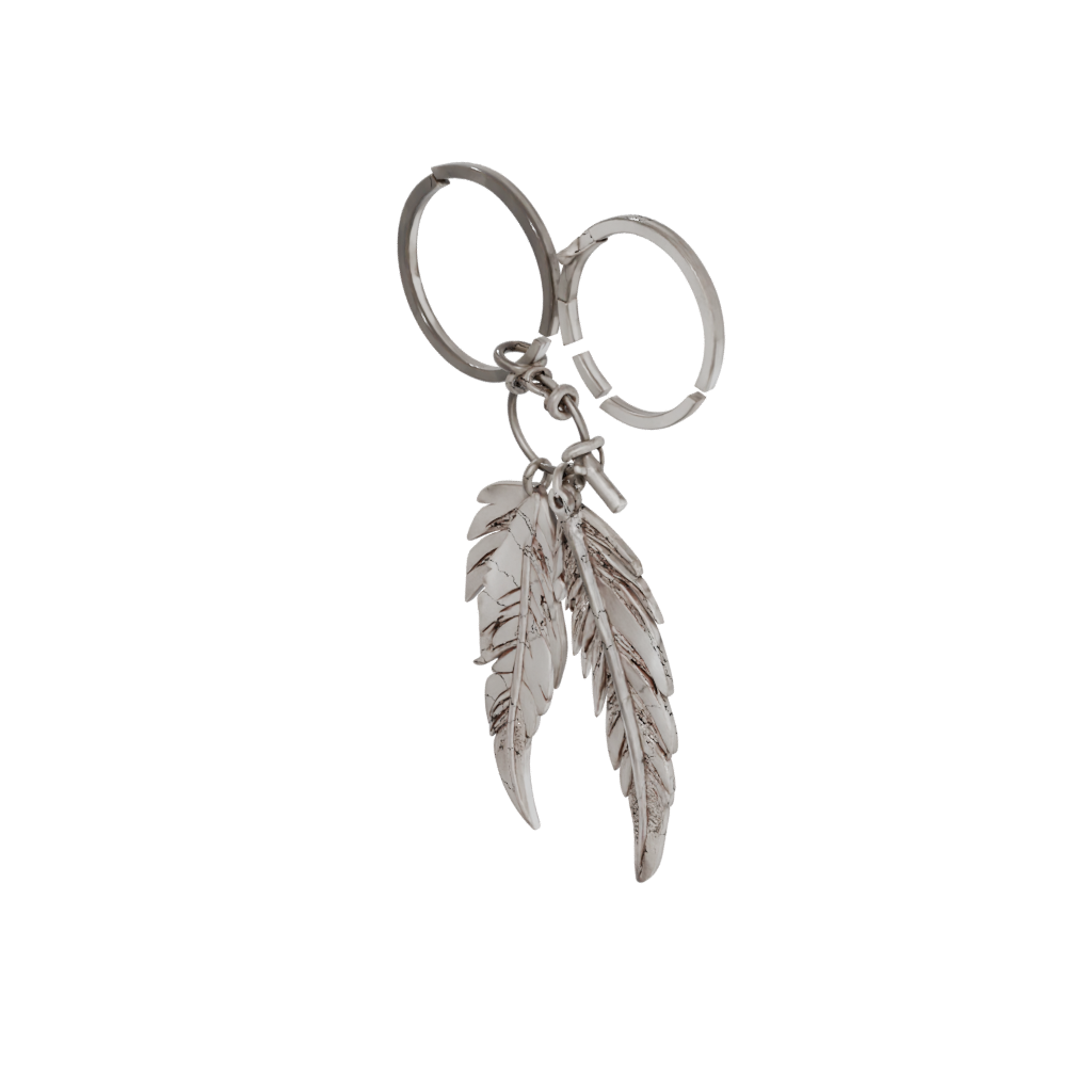 Layered Feather Charm
