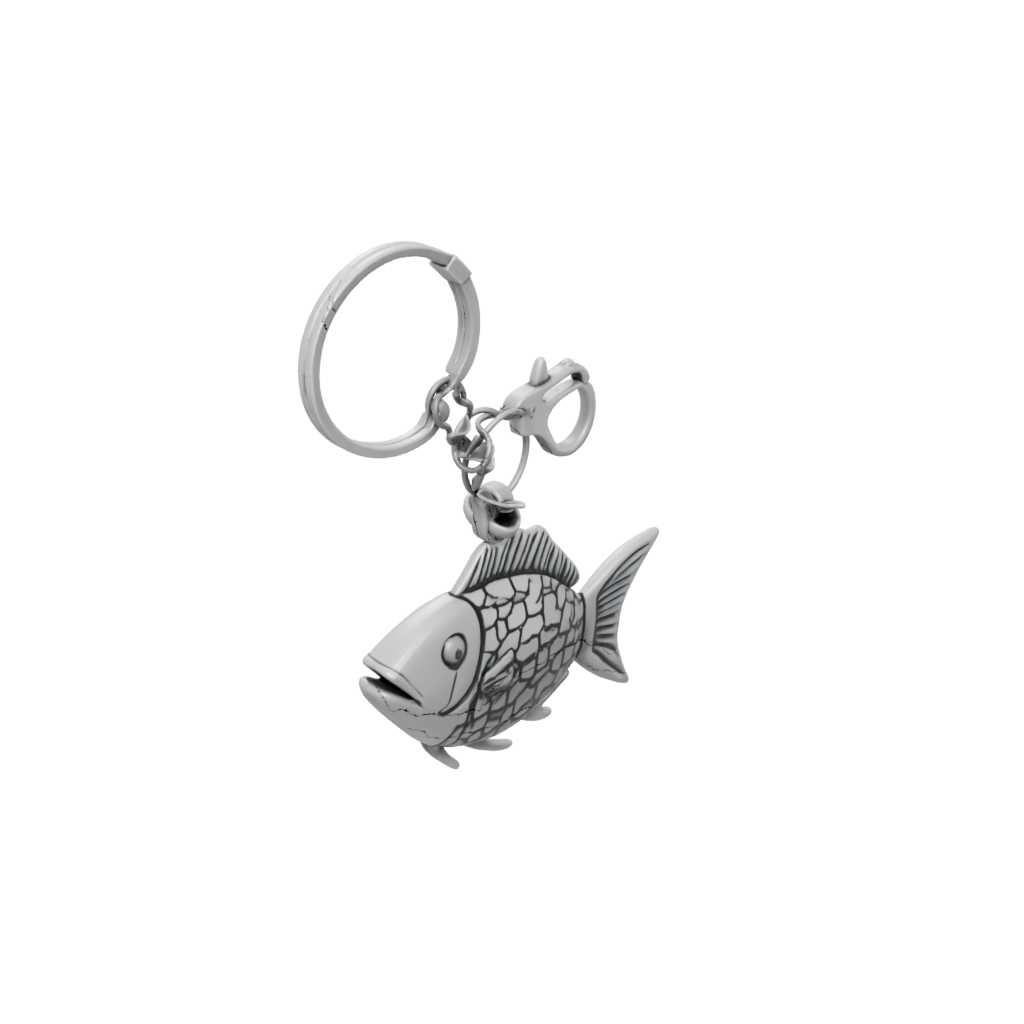 Layered Fish Charm