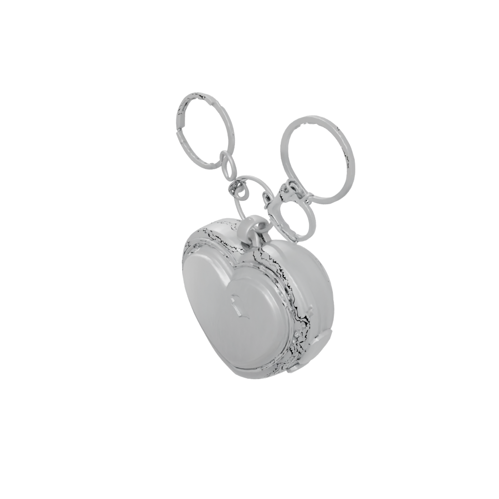 Layered Heart Locket Charm