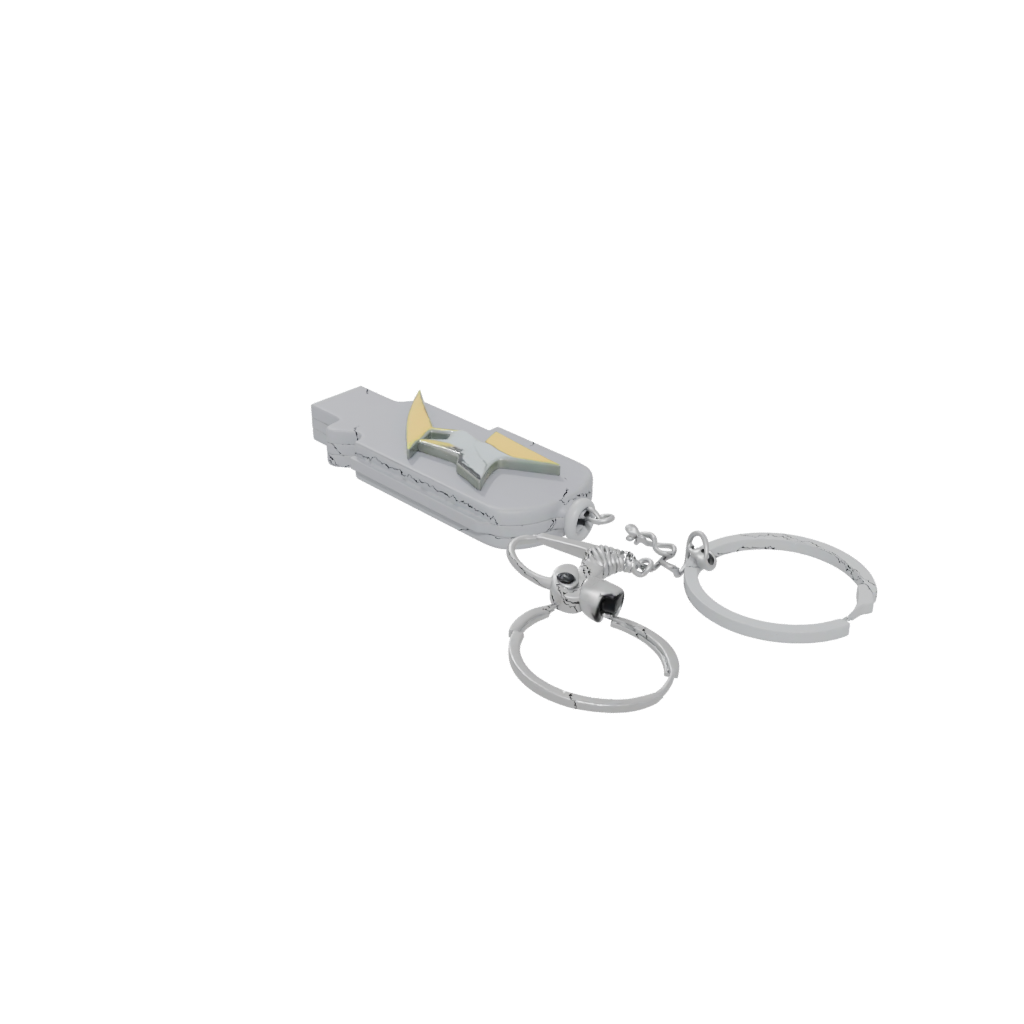 Layered Lightning Bolt Charm