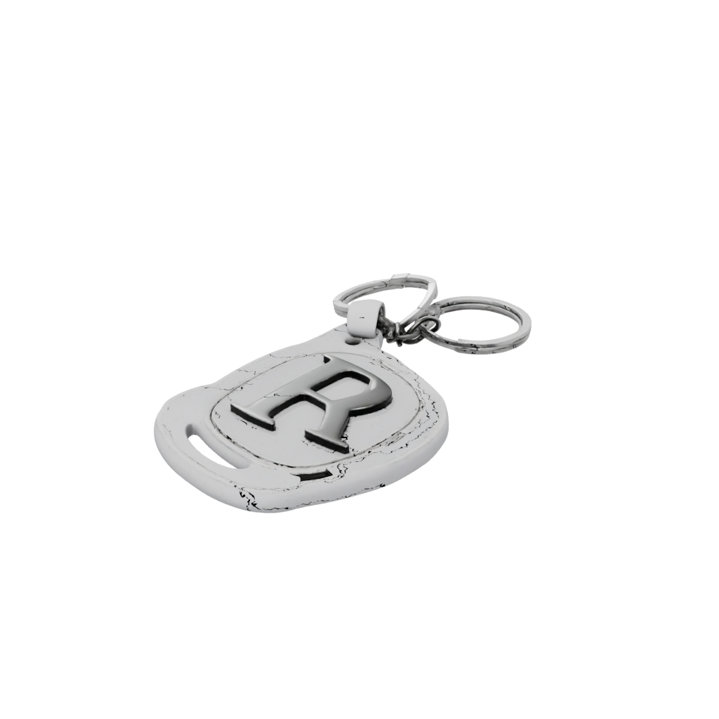 Layered Monogram Initial R