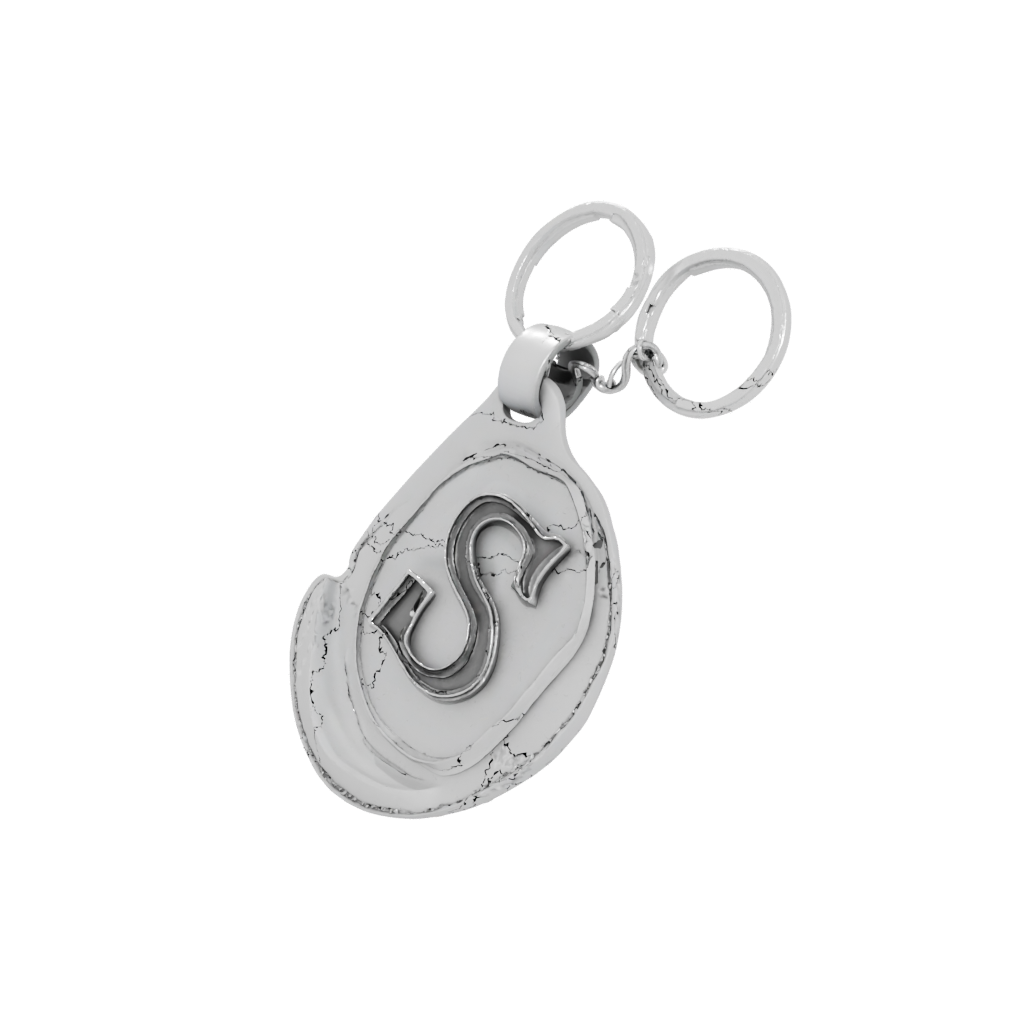 Layered Monogram Initial S