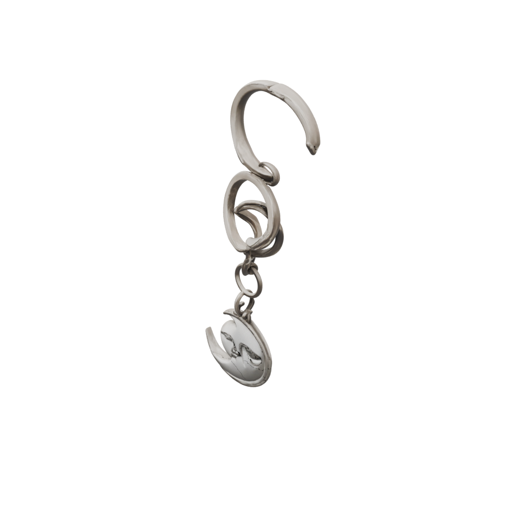 Layered Moon Crescent Charm