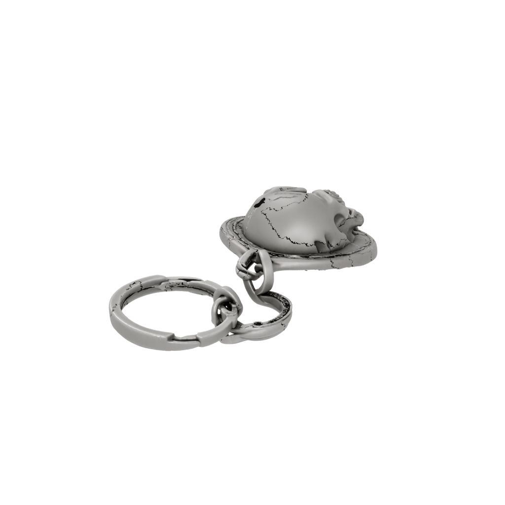 Layered Skull Charm