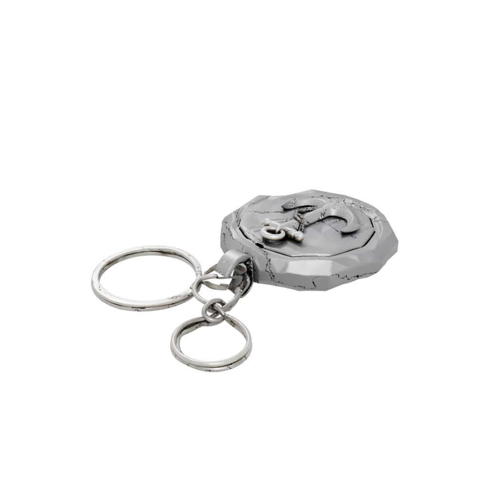 Low-Poly 3D Anchor Charm