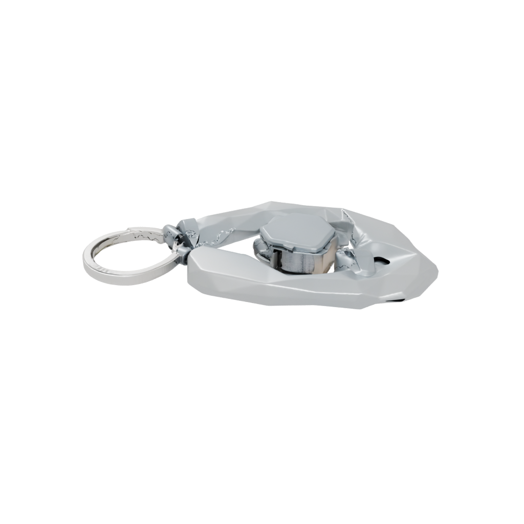 Low-Poly 3D Bottle Opener Tag