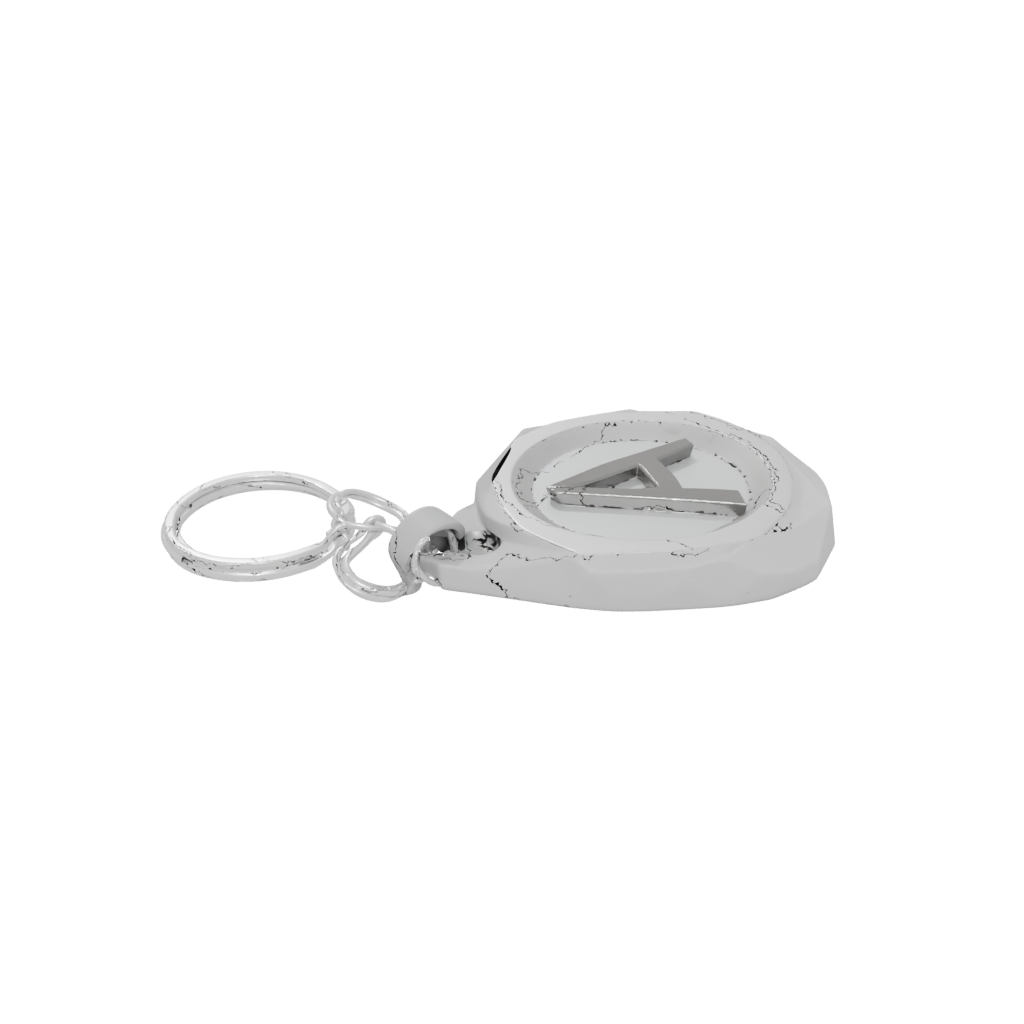 Low-Poly 3D Monogram Initial A