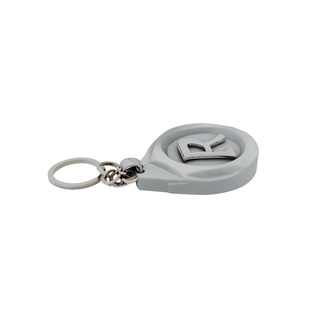 Low-Poly 3D Monogram Initial R