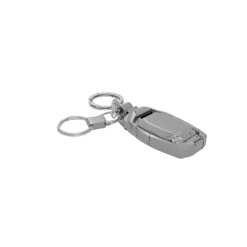Low-Poly Carabiner Clip