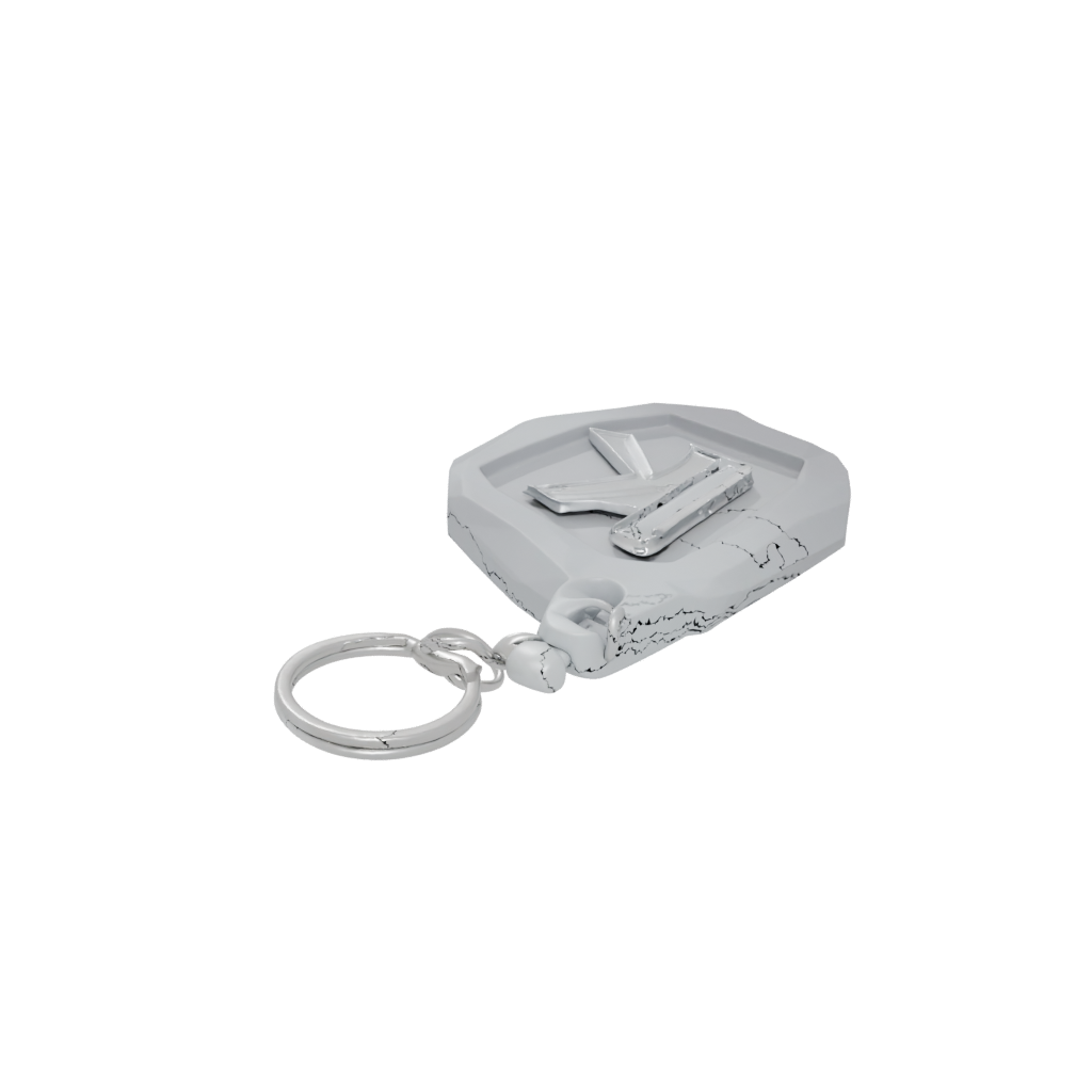 Low-Poly Monogram Initial K