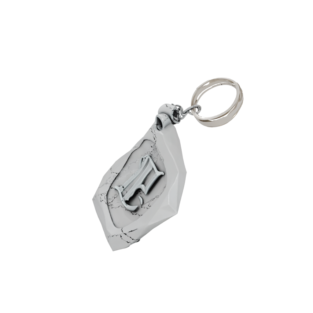 Low-Poly Monogram Initial L
