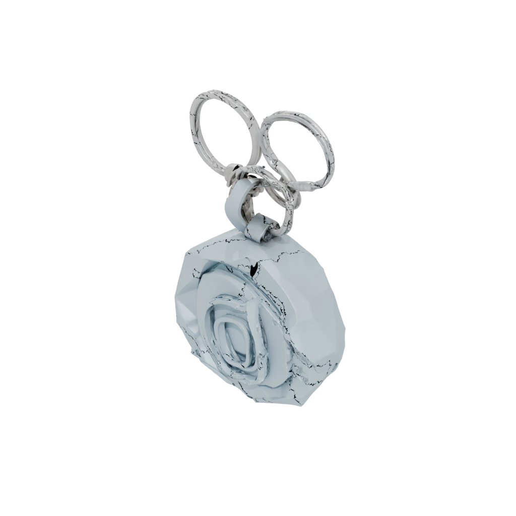 Low-Poly Monogram Initial O