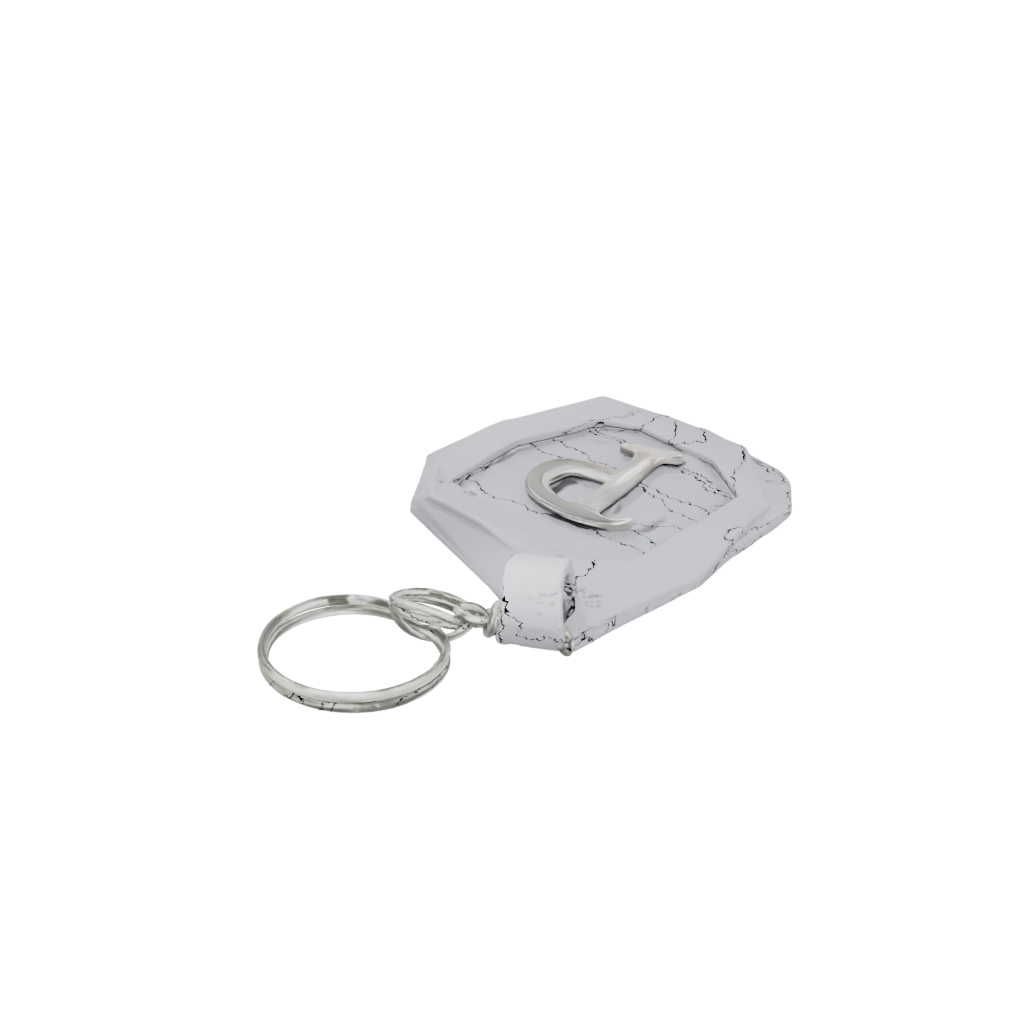 Low-Poly Monogram Initial P