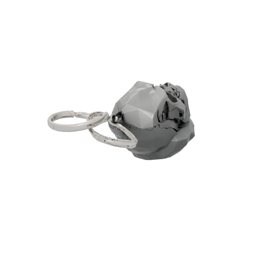 Low-Poly Skull Charm