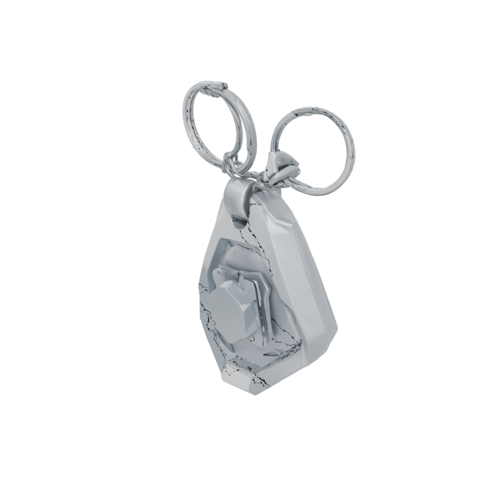 Low-Poly Layered Bottle Opener Tag