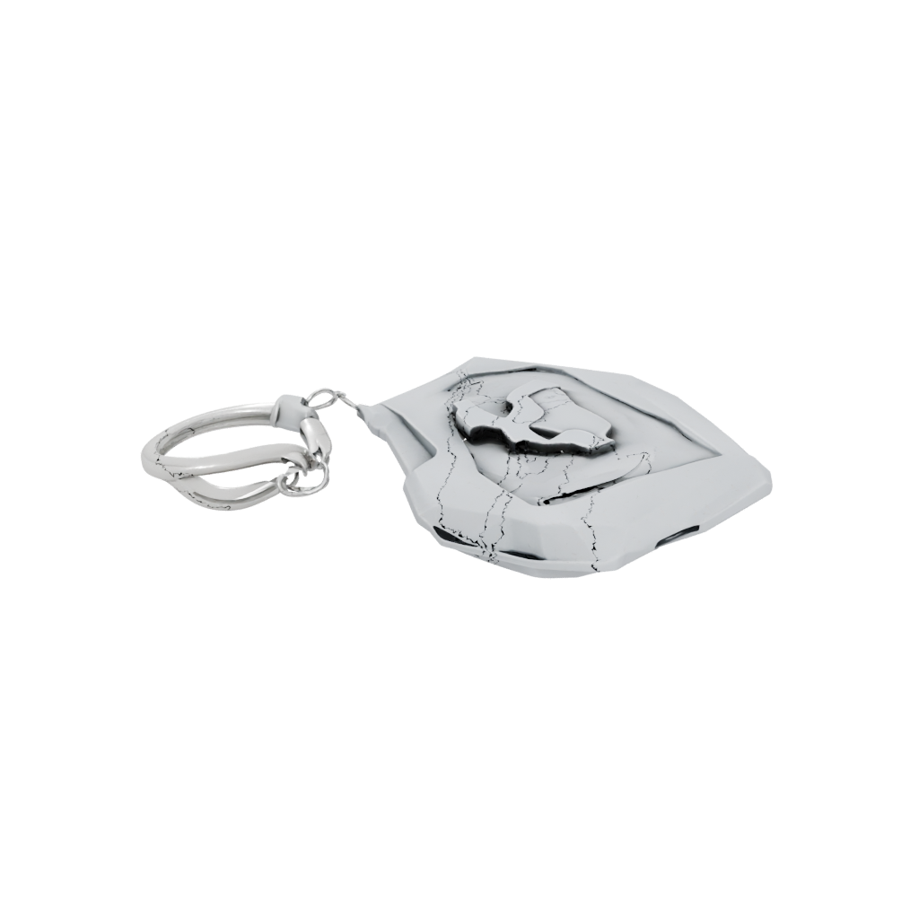 Low-Poly Layered Monogram Initial S