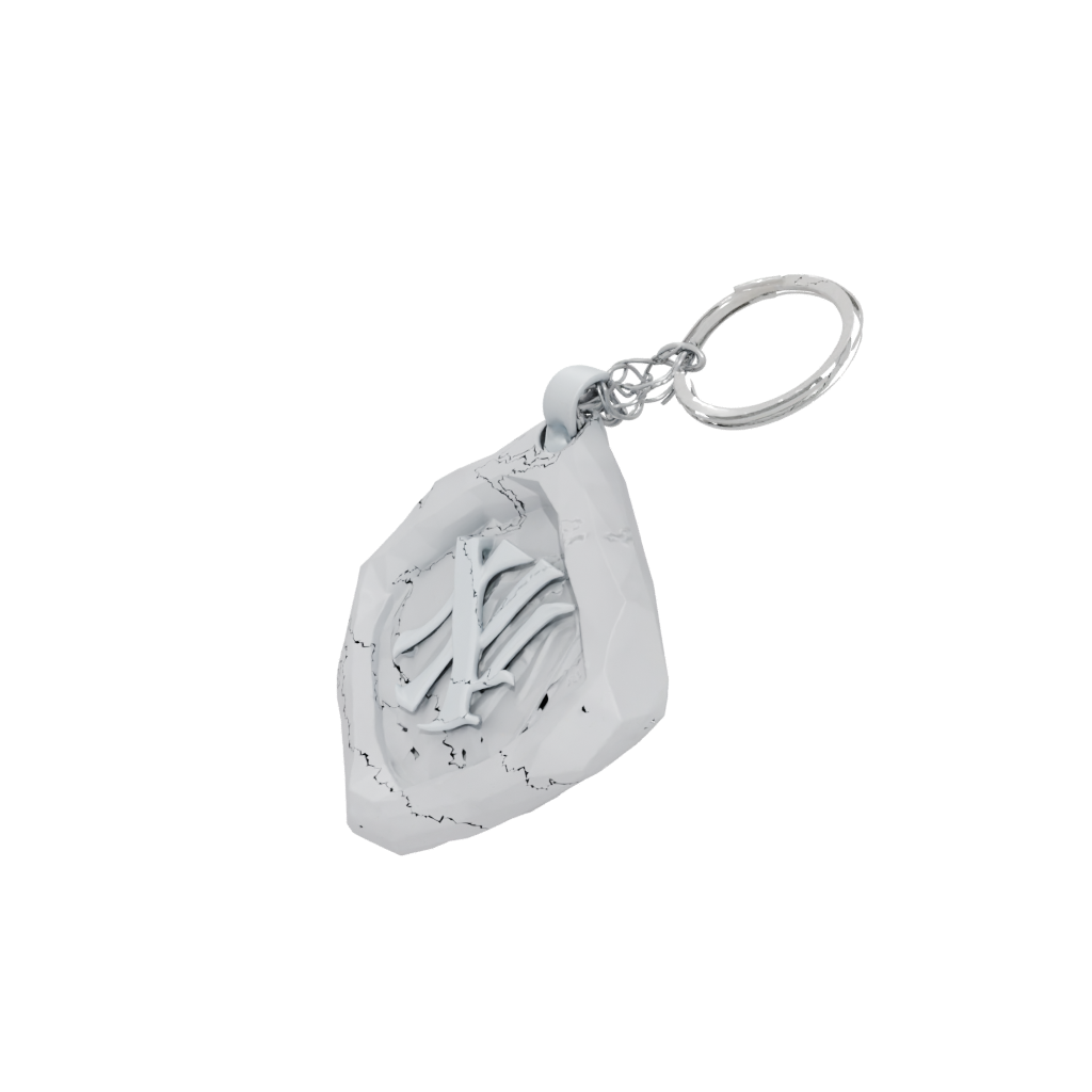 Low-Poly Layered Monogram Initial Y