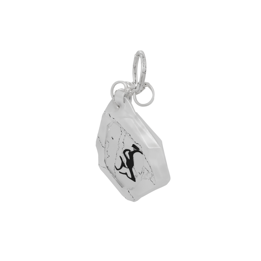 Low-Poly Outline Monogram Initial L