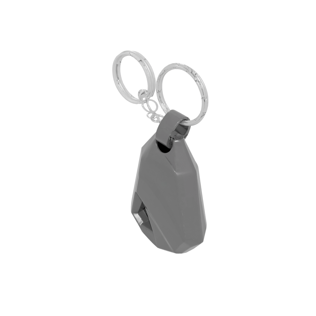 Low-Poly Outline Whistle Keyfob