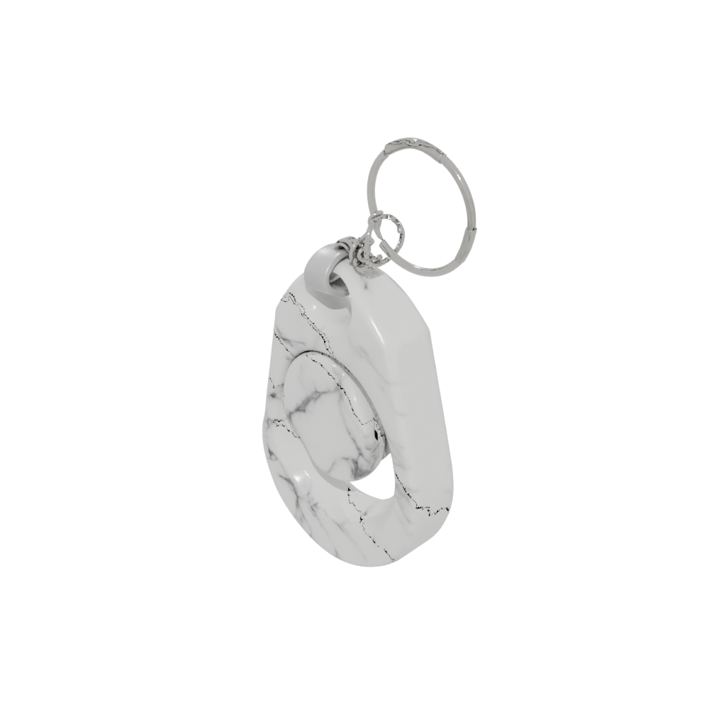 Marble 3D Bottle Opener Tag