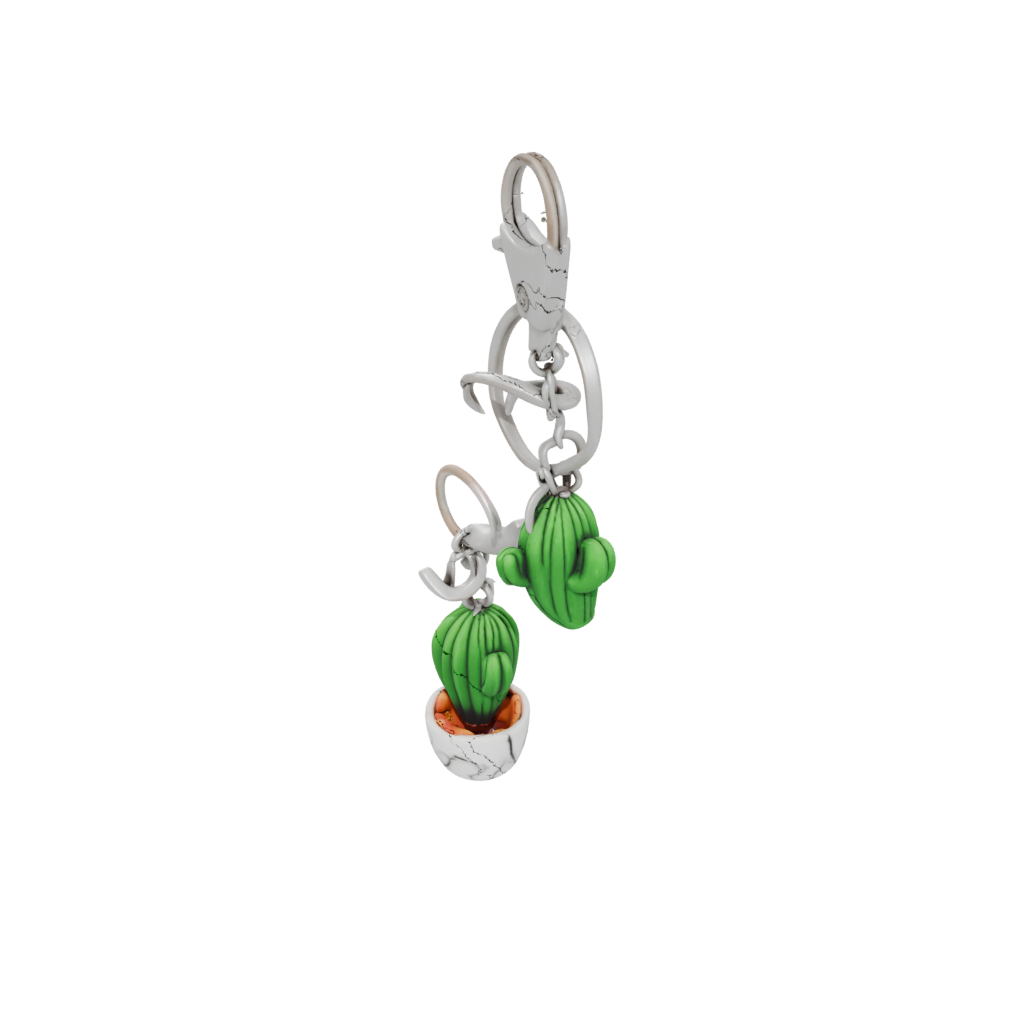 Marble 3D Mini Cactus Charm