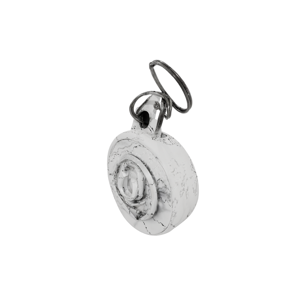 Marble 3D Monogram Initial O
