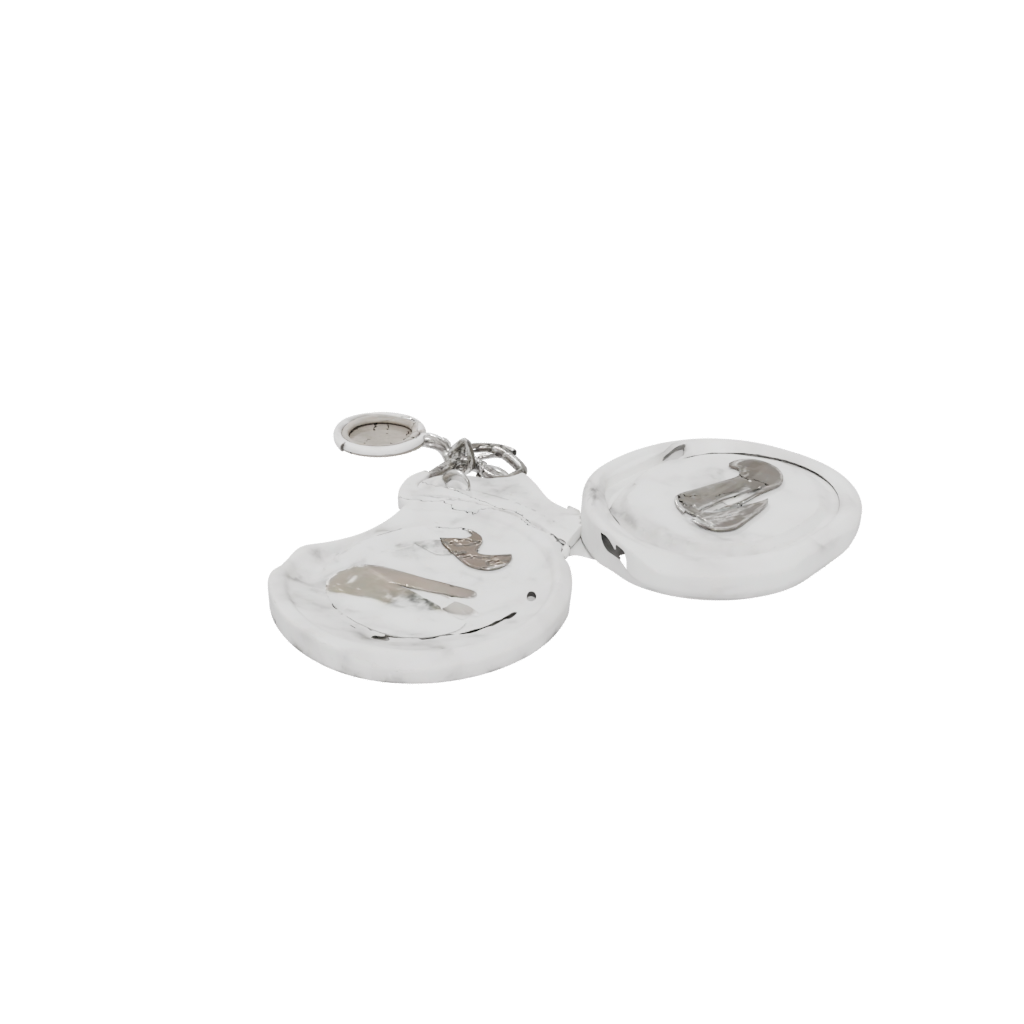 Marble 3D Monogram Initial X