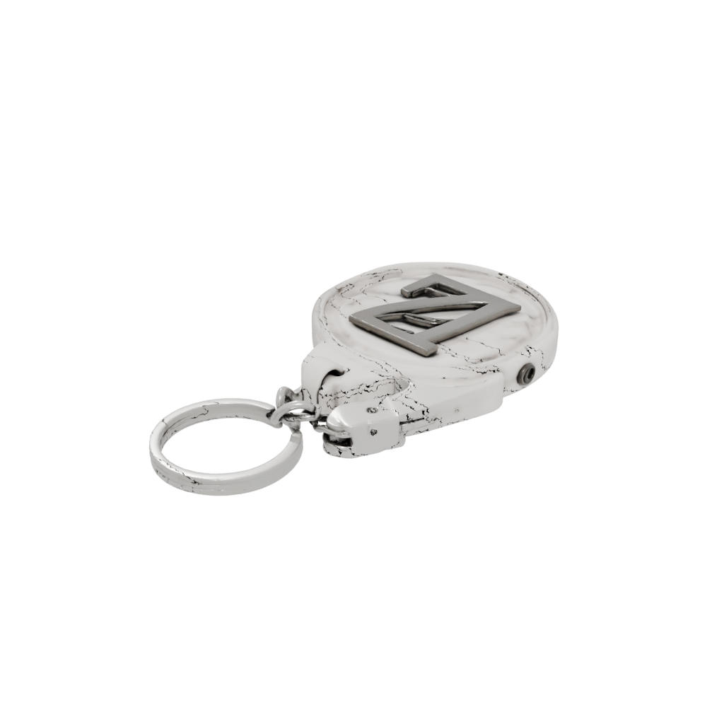 Marble 3D Monogram Initial Z