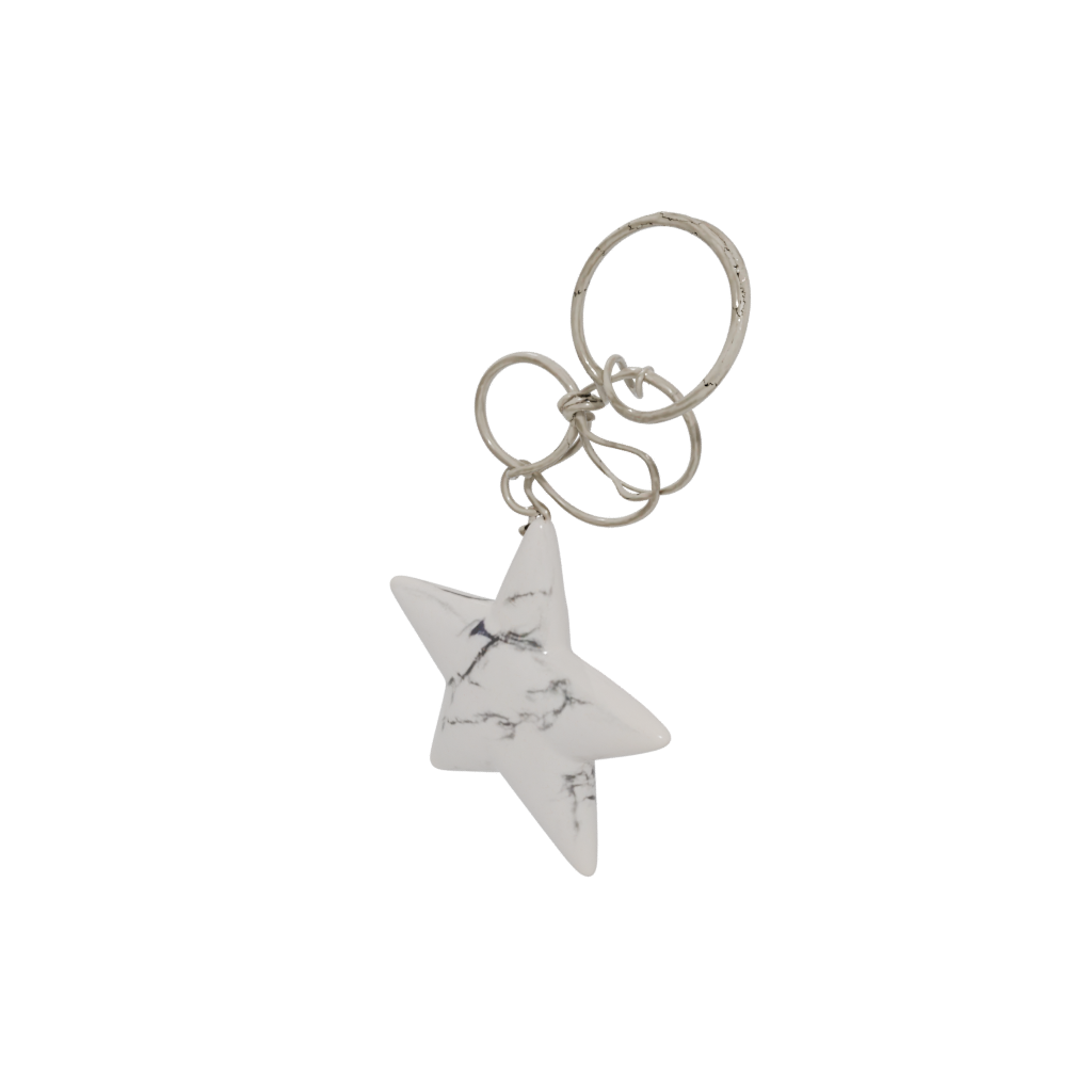 Marble 3D Star Charm