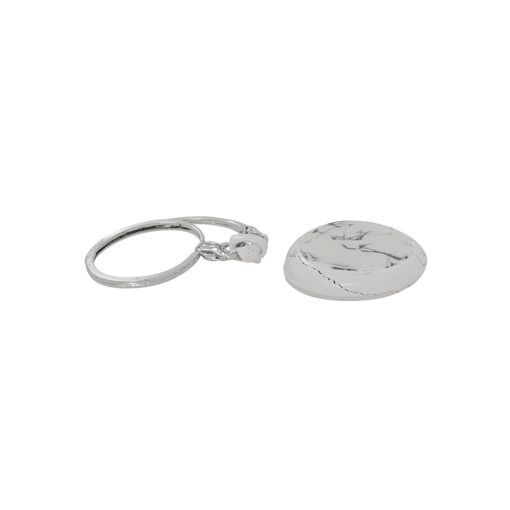 Marble 3D Whistle Keyfob