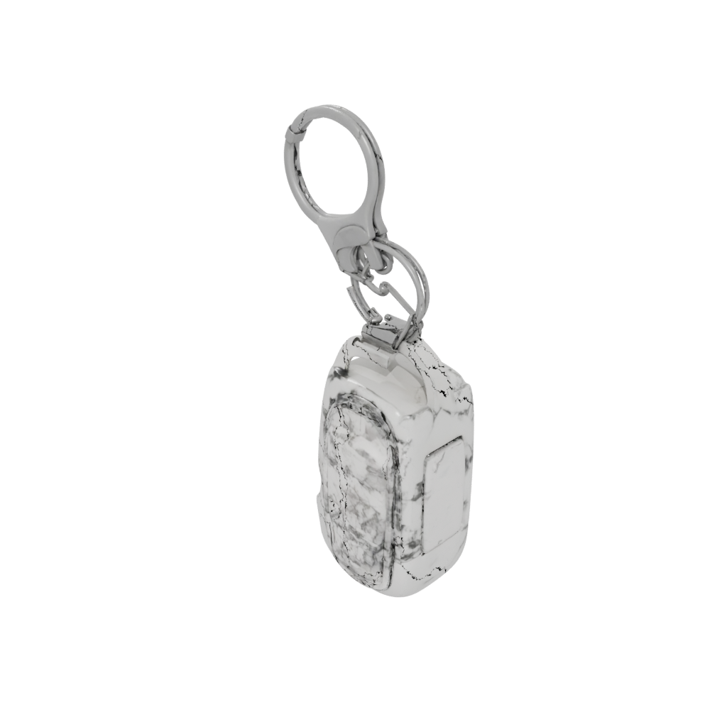 Marble Carabiner Clip