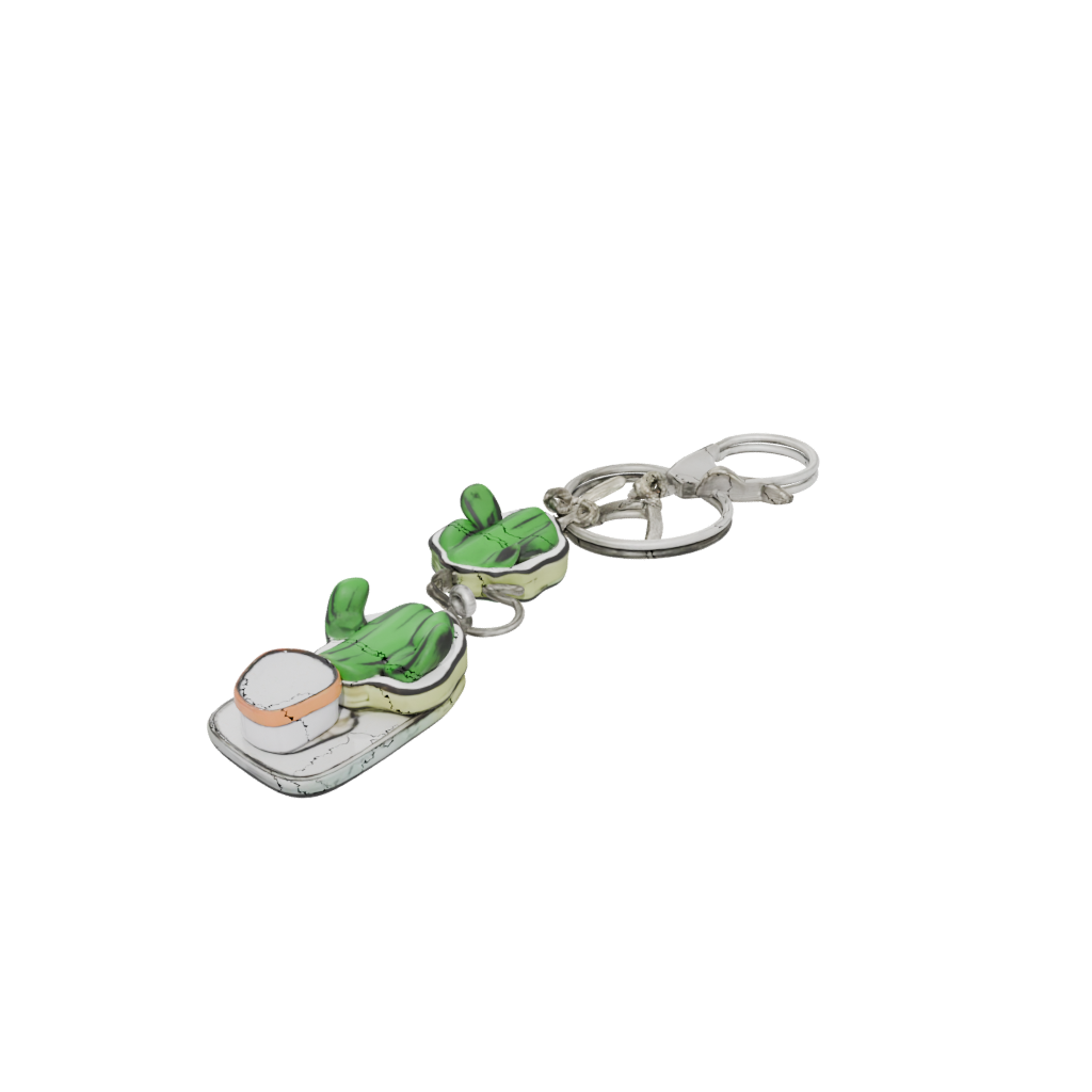 Marble Mini Cactus Charm