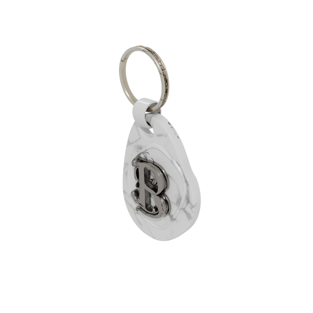 Marble Monogram Initial B
